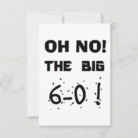 「第60誕生日」招待状 招待状 (正面)