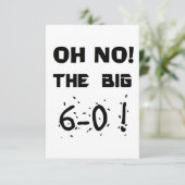 「第60誕生日」招待状 招待状 (スタンド正面)