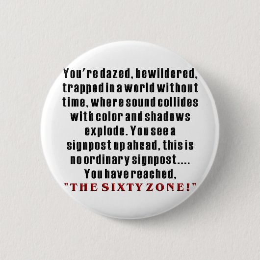 第60誕生日 缶バッジ (正面)