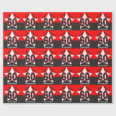 第60誕生日| DIYの名前はだれ60% pipe%のであるか見て下さい ラッピングペーパー (フラット)