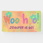 第60誕生日WooHoo名バナパーソナライズされたー 横断幕 (横)