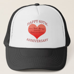 第60。 記念日 キャップ