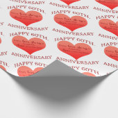 第60。 記念日 ラッピングペーパー (角)