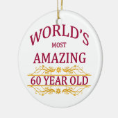 第60。 誕生日 セラミックオーナメント (左)
