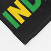 第61回ジャマイカ独立記念日1962 Doctor Bi フリースブランケット (角)