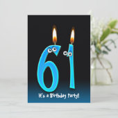 第61回誕生日パーティー 招待状 (スタンド正面)