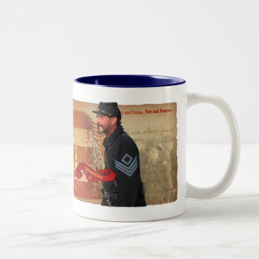 第61 PVIのウェブサイトの旗のマグ ツートーンマグカップ (右)