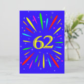 第62回バースデーパーティーへの招待の爆発 招待状 (スタンド正面)