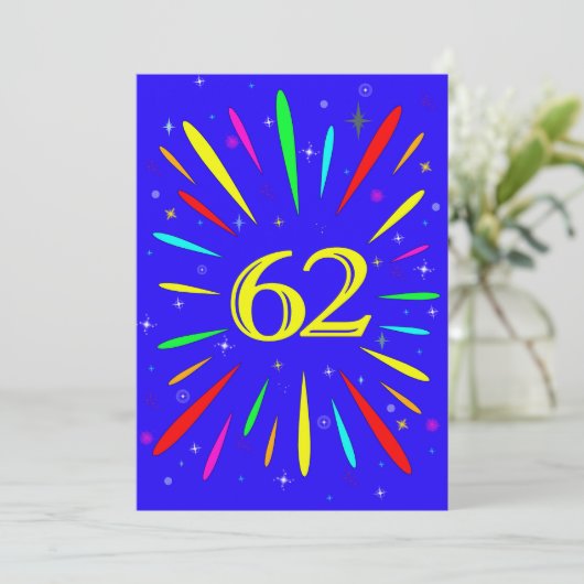 第62回バースデーパーティーへの招待の爆発 招待状 (スタンド正面)