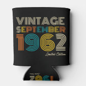 第62回誕生日ヴィンテージ1962年9月限定。 缶クーラー (裏面)