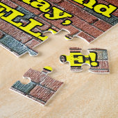 第62誕生日:おもしろいグラフィインスパイアティレインボー62 ジグソーパズル (側面)