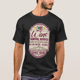 第62誕生日Iワイン除去サービスIラベルワイン Tシャツ