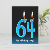 第64回誕生日パーティー 招待状 (スタンド正面)