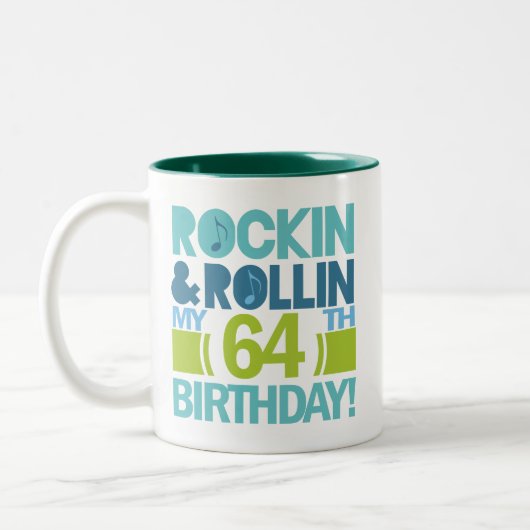 第64誕生日プレゼントのアイディア ツートーンマグカップ (左)