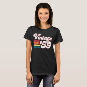第64誕生日女子生まれ1959年誕生日 Tシャツ (正面フル)