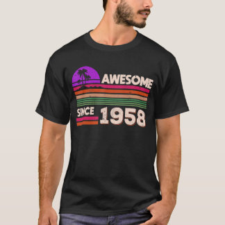 第64誕生日女子1958素晴らし年以降 Tシャツ