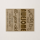 第65すばらしい誕生祝いの世界のベスト ジグソーパズル (横)