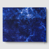 第65回サファイヤ結婚の記念日金ゴールドタイポグラフィ ゲストブック (裏面)