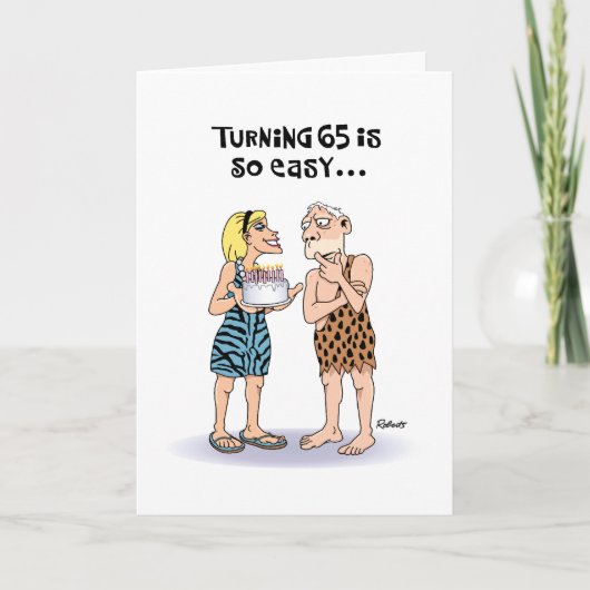 第65回誕生日再保険 カード (正面)