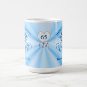 第65祖父母のための結婚記念日のギフト コーヒーマグカップ (中央)