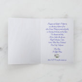 第65結婚記念日の白いバラ 招待状 (内部)