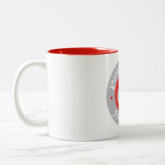 第65記念日のマグ ツートーンマグカップ (左)