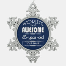 第65誕生日の世界の最も最高のですばらしい濃紺