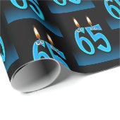 第65誕生日ろうそく目玉 ラッピングペーパー (ロールコーナー)