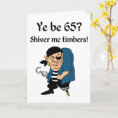 第65誕生日を略奪して下さい カード (黄色い花)