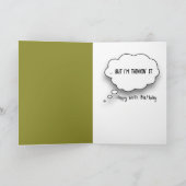 第65誕生日クマとビールマグ カード (内部)