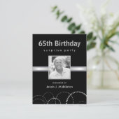 第65誕生日サプライズパーティーフォト招待状 招待状 (スタンド正面)