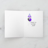 第65誕生日ビール カード (内部)