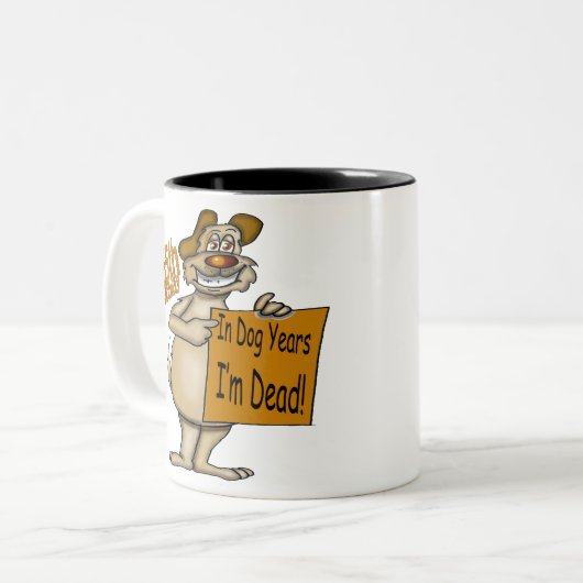 第65誕生日プレゼントのマグ ツートーンマグカップ (正面左)