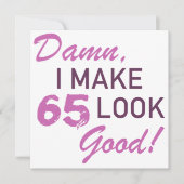 第65誕生日ユーモア カード (正面)