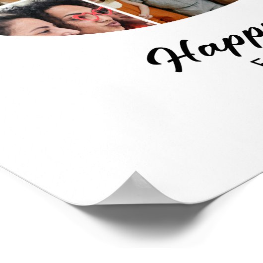 第65誕生日第65回写真コラージュ記念日 ポスター (角)