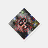 第65誕生日花火inクラウドナプキンス スタンダードカクテルナプキン (角)