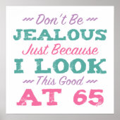 第65誕生日（女性） ポスター (正面)