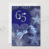 第65誕生祝いのパーティーの専攻学生はカスタマイズ 招待状 (正面)