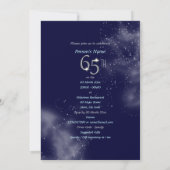 第65誕生祝いのパーティーの専攻学生はカスタマイズ 招待状 (裏面)