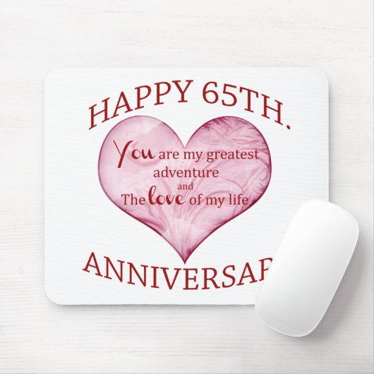 第65。 記念日 マウスパッド (マウス)
