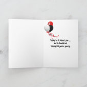 第66ステージのスポットライトの誕生日 カード (内部)