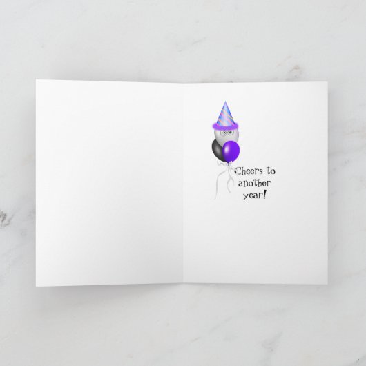 第66誕生日ビール カード (内部)