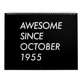 第66誕生日 |1955素晴らし年10月以降 カレンダー
