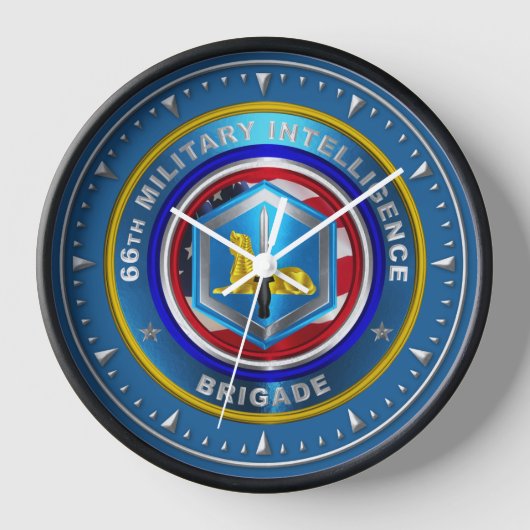 第66軍隊情報旅団 壁時計 (正面)