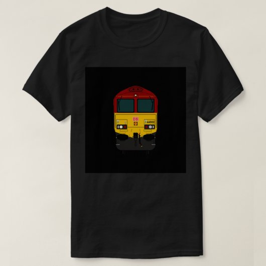 第66類002機関車 Tシャツ (デザイン正面)