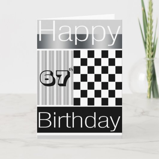 第67誕生日 カード (正面)