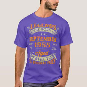 第68誕生日ギフト生まれレジェンド1955年9月 Tシャツ