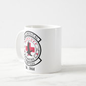 第68 Med Co (稲妻Dustoff)のマグ コーヒーマグカップ (正面左)