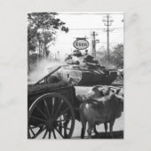 第69回アーマー第25回INFから戦車。Div.，移動 ポストカード (正面)