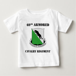 第69機甲騎兵連隊(ACR)、文字 ベビーTシャツ
